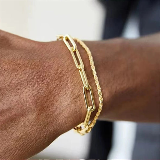 ARMBAND- TITANIUM GOLD